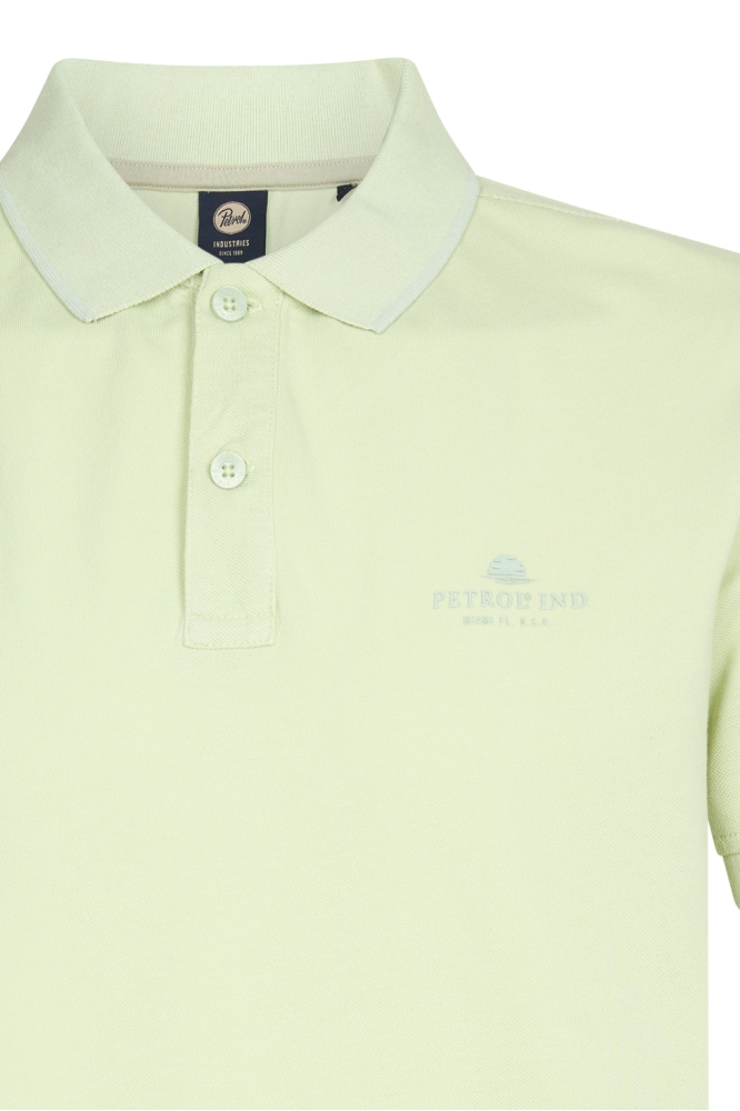 POLO MET KORTE MOUWEN M 1050 POL105 6171 Fresh Lime